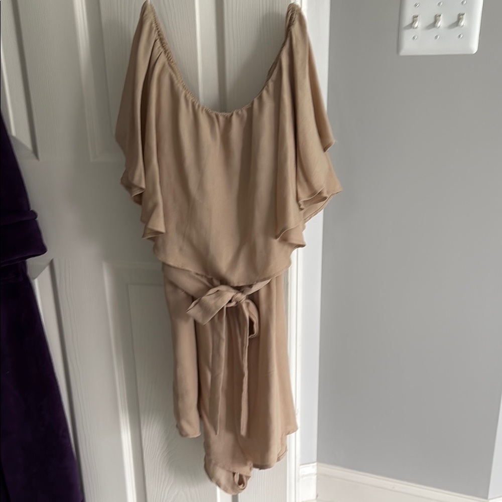 EVIE Tan Women's Mini Shorts